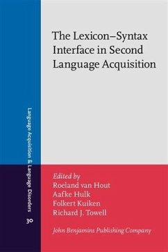 Lexicon-Syntax Interface in Second Language Acquisition (eBook, PDF)