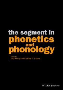 The Segment in Phonetics and Phonology (eBook, PDF) - Raimy, Eric; Cairns, Charles E.