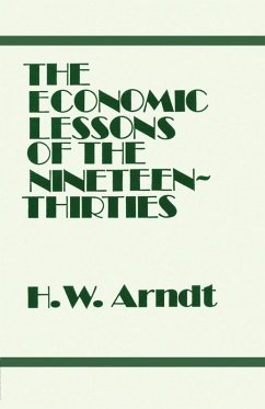 Cover Economic Lessons of the 1930s