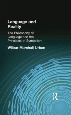 Language and Reality - Urban, Wilbur Marshall