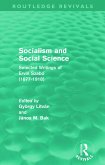 Socialism and Social Science (Routledge Revivals)