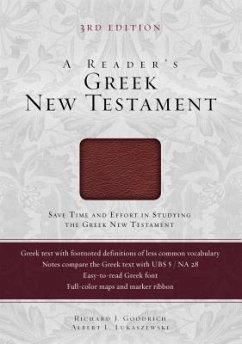A Reader's Greek New Testament - Lukaszewski, Albert L.; Goodrich, Richard J.
