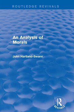 An Analysis of Morals - Hartland-Swann, John