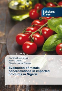 Evaluation of metals concentrations in imported products in Nigeria - Ochu, Joy Onyebuchi;Uzairu, Adamu;Joshua Okunola, Oluwole