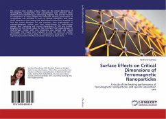 Surface Effects on Critical Dimensions of Ferromagnetic Nanoparticles