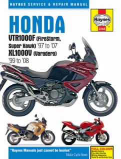 Honda VTR1000F (FireStorm, Super Hawk) (97 - 07) & XL1000V (Varadero) (99 - 08) Haynes Repair Manual - Haynes Publishing