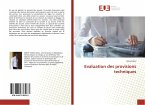 Evaluation des provisions techniques