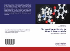 Electron Charge Density in Organic Coumpounds - Hamzaoui, Fodil;Chouaih, Abdelakader