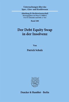 Der Debt Equity Swap in der Insolvenz. - Schulz, Patrick