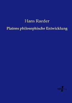 Cover Platons philosophische Entwicklung