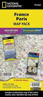 France, Paris [Map Pack Bundle] - National Geographic Maps