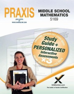 Praxis Middle School Mathematics 5169 Book and Online - Wynne, Sharon A.