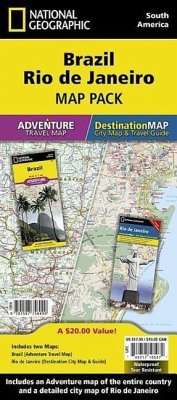 Brazil, Rio de Janeiro [Map Pack Bundle] - National Geographic Maps