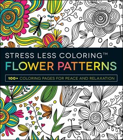 Stress Less Coloring: Flower Patterns - Adams Media