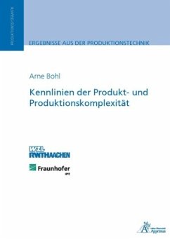 Kennlinien der Produkt- und Produktionskomplexität - Bohl, Arne