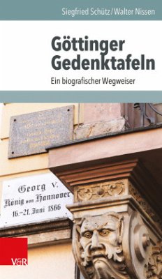 Göttinger Gedenktafeln - Schütz, Siegfried;Nissen, Walter