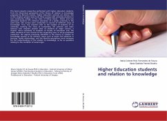 Higher Education students and relation to knowledge - de Souza, Maria Celeste Reis Fernandes;Bicalho, Maria Gabriela Parenti