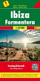 Freytag & Berndt Auto + Freizeitkarte Ibiza - Formentera, Top 10 Tips, Autokarte 1:40.000