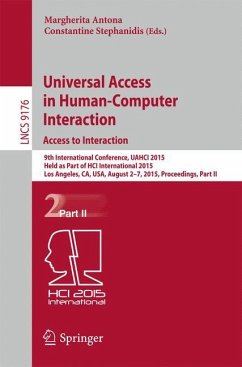 Universal Access in Human-Computer Interaction. Access to Interaction