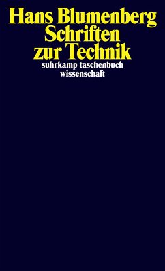 Schriften zur Technik (eBook, ePUB) - Blumenberg, Hans