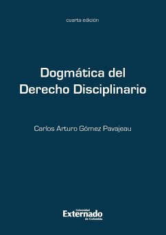 Cover Dogmática del derecho disciplinario 4ed (eBook, PDF)