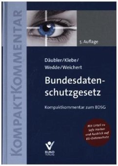 Cover Bundesdatenschutzgesetz, Kompaktkommentar