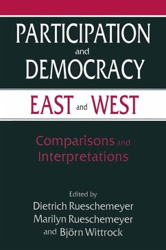 Participation and Democracy East and West (eBook, PDF) - Rueschemeyer, Dietrich