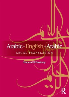 Cover Arabic-English-Arabic Legal Translation (eBook, PDF)