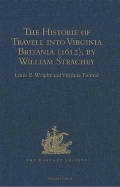 Cover Historie of Travell into Virginia Britania (1612), by William Strachey, gent (eBook, PDF)