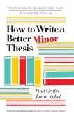How to Write a Better Minor Thesis (eBook, ePUB)