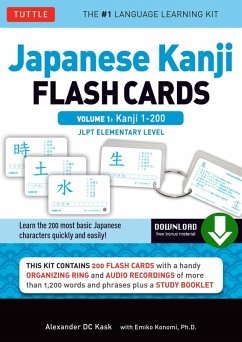 Japanese Kanji Flash Cards Volume 1 (eBook, ePUB) - Kask, Alexander