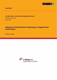 Influences of Information Technology on Supply Chain Performance - Wedel, Inge