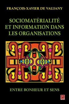 Cover Sociomaterialite et information dans les organisations (eBook, PDF)