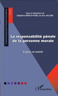 Cover La responsabilite penale de la personne morale (eBook, PDF)