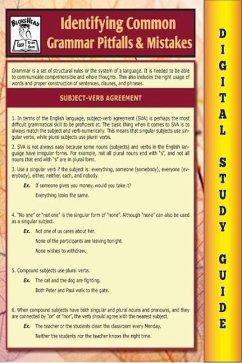 Common Grammar Pitfalls & Mistakes (Blokehead Easy Study Guide) (eBook, ePUB) - Green, Scott