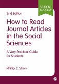 How to Read Journal Articles in the Social Sciences (eBook, ePUB)