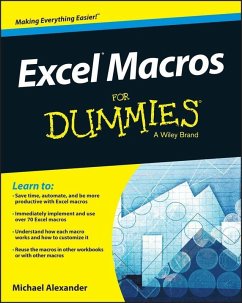 Excel Macros For Dummies (eBook, ePUB) - Alexander, Michael