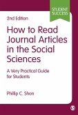 How to Read Journal Articles in the Social Sciences (eBook, PDF)
