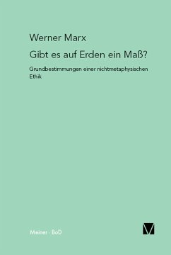 Gibt es auf Erden ein Maß? (eBook, PDF) - Marx, Werner