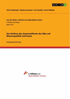Der Einfluss des Sauerstofflochs der Elbe auf Wasserqualität und Fauna (eBook, PDF) - Djahangir, Armin; Kocaman, Reyhan; Paschke, Lisa; Wilhelm, Daria