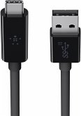 Belkin USB 3.1 SuperSpeed Kabel USB-C auf USB-A 1m schwarz
