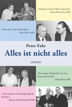 Alles ist nicht alles - Fahr, Peter