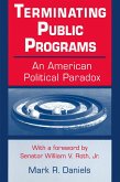Terminating Public Programs: An American Political Paradox (eBook, PDF)