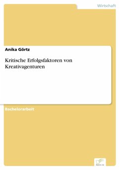 Cover Kritische Erfolgsfaktoren von Kreativagenturen (eBook, PDF)