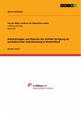 Entwicklungen und Chancen der textilen Fertigung als produzierender Industriezweig in Deutschland (eBook, PDF)