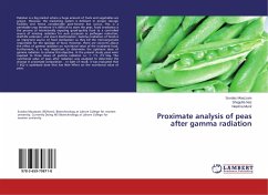 Proximate analysis of peas after gamma radiation