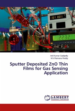 Sputter Deposited ZnO Thin Films for Gas Sensing Application