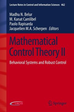 Mathematical Control Theory II