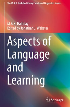 Aspects of Language and Learning - Halliday, M. A. K.