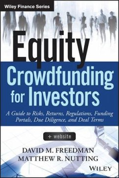 Equity Crowdfunding for Investors (eBook, PDF) - Freedman, David M.; Nutting, Matthew R.